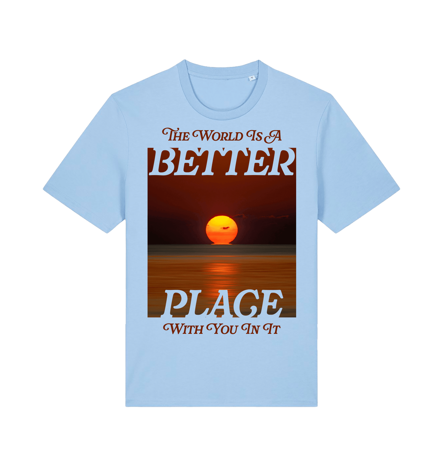Blue Soul Printed T-shirt Front