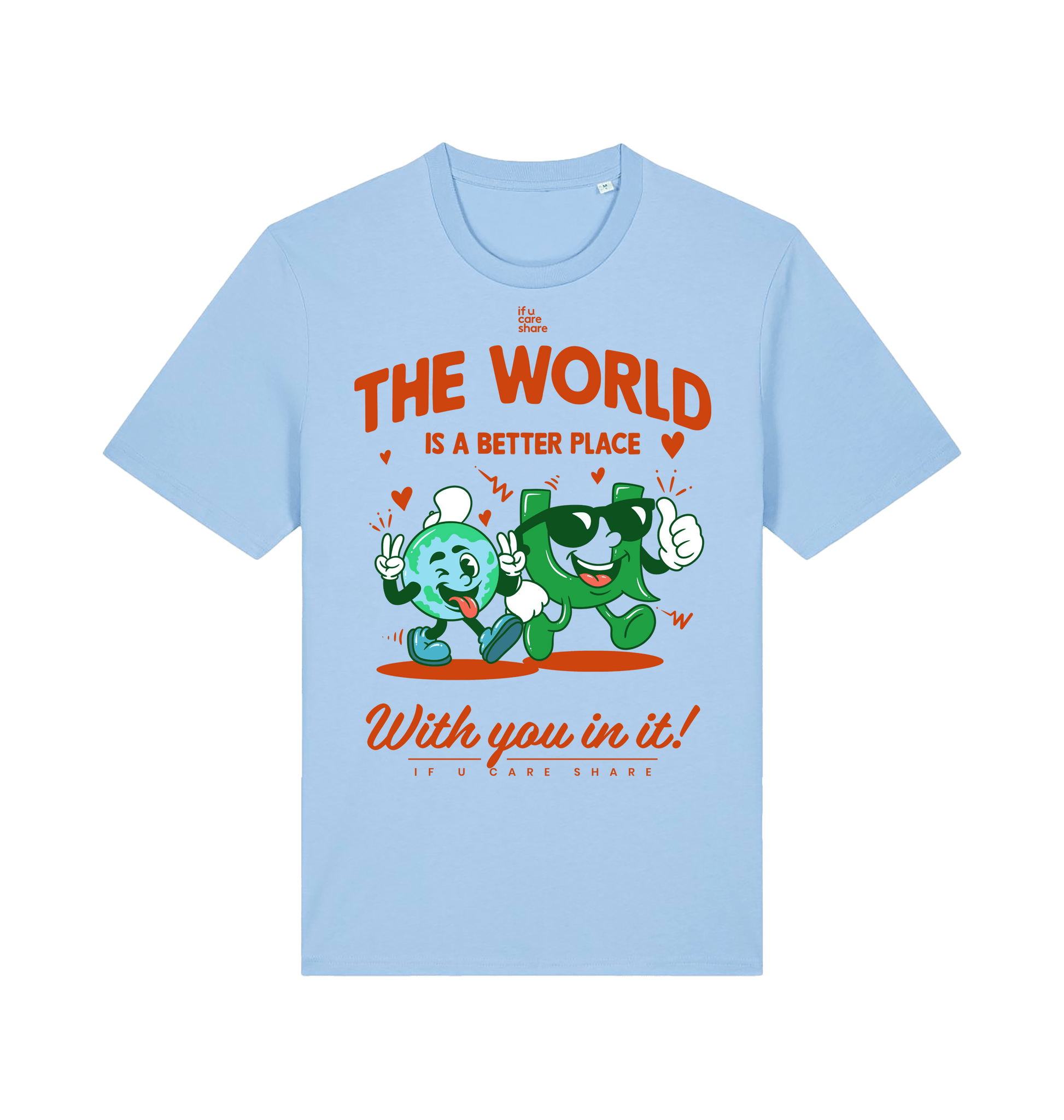 Blue Soul Printed T-shirt Front