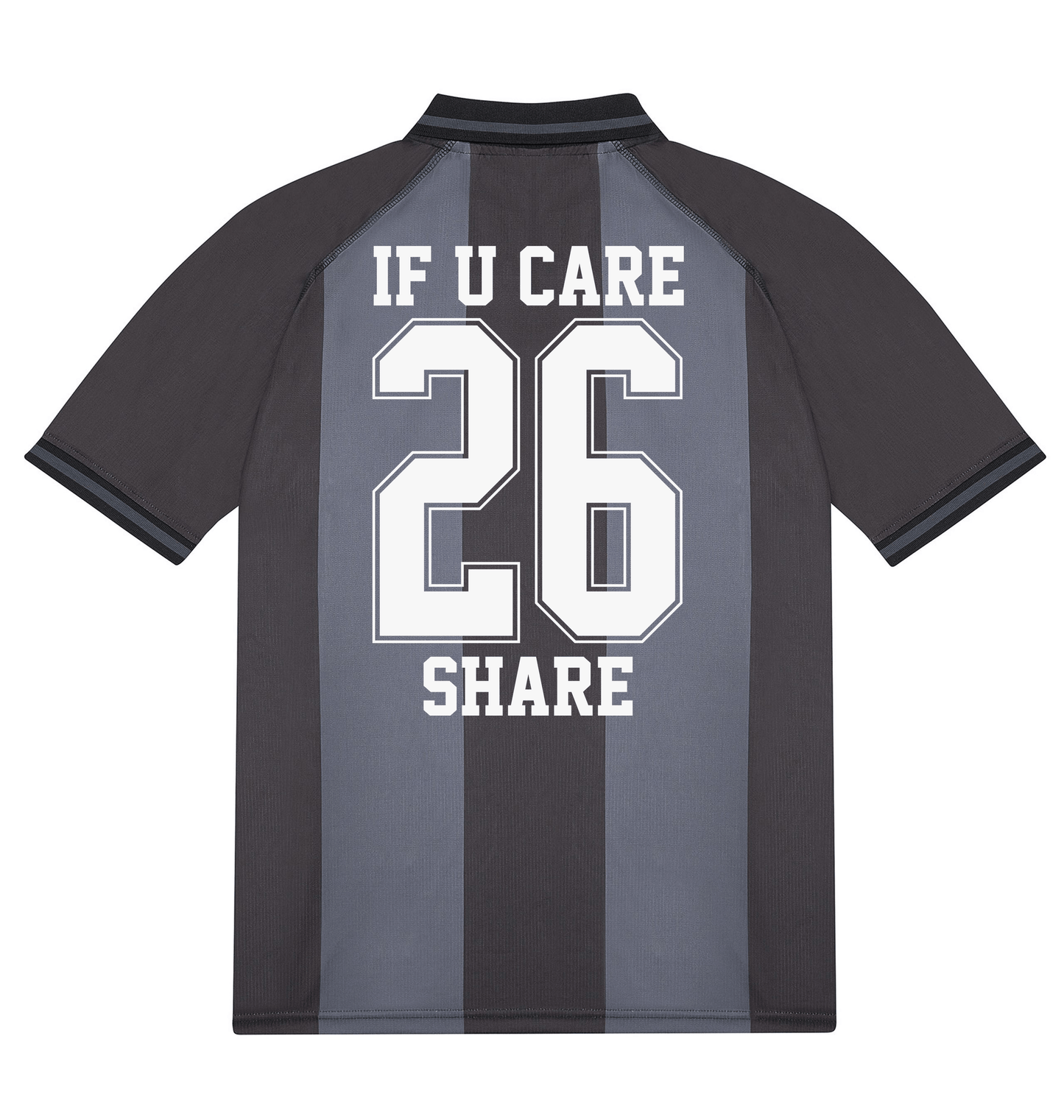 Black/Dark Grey Printed T-shirt Back