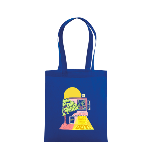 Bright Royal Printed Bag Front