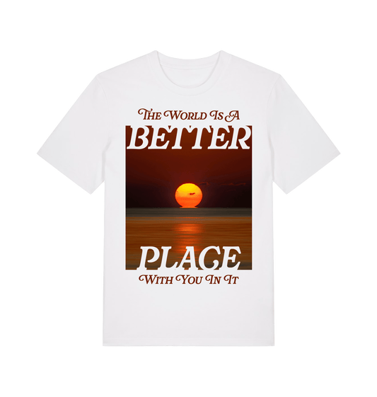 White Printed T-shirt Front