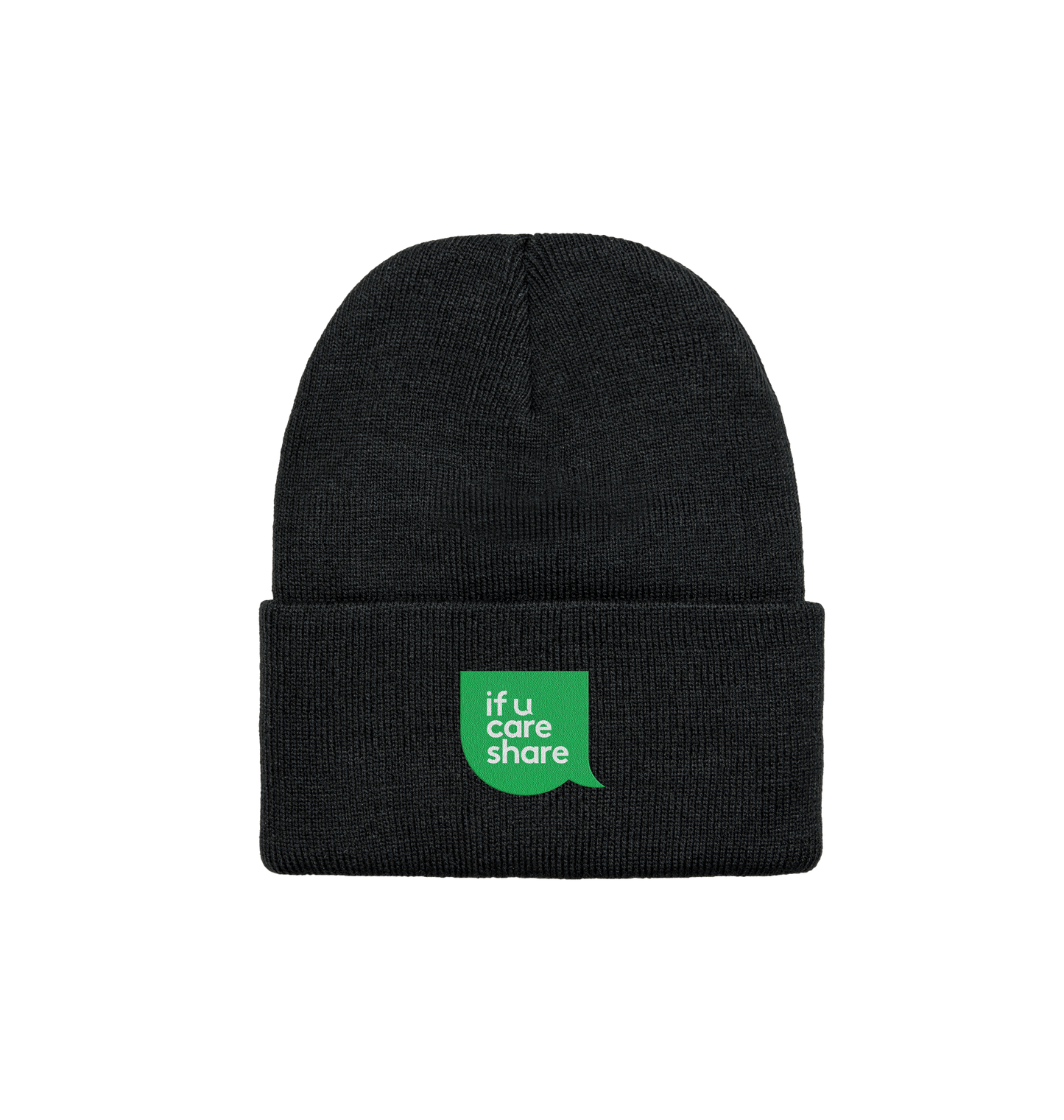 Black Beanie Front