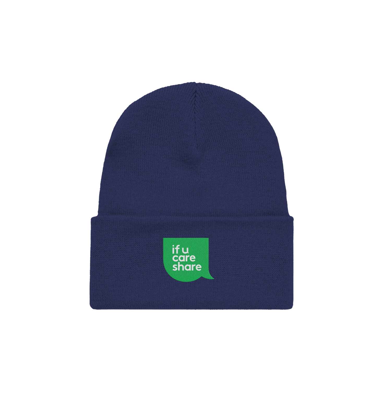 Oxford Navy Beanie Front