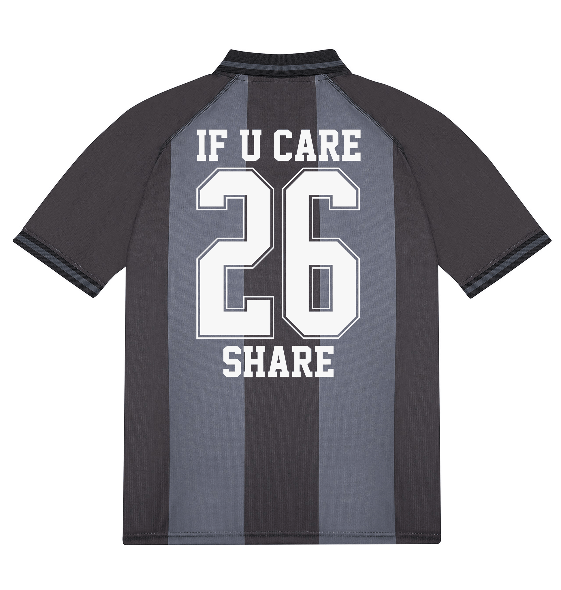 Black/Dark Grey Printed T-shirt Back