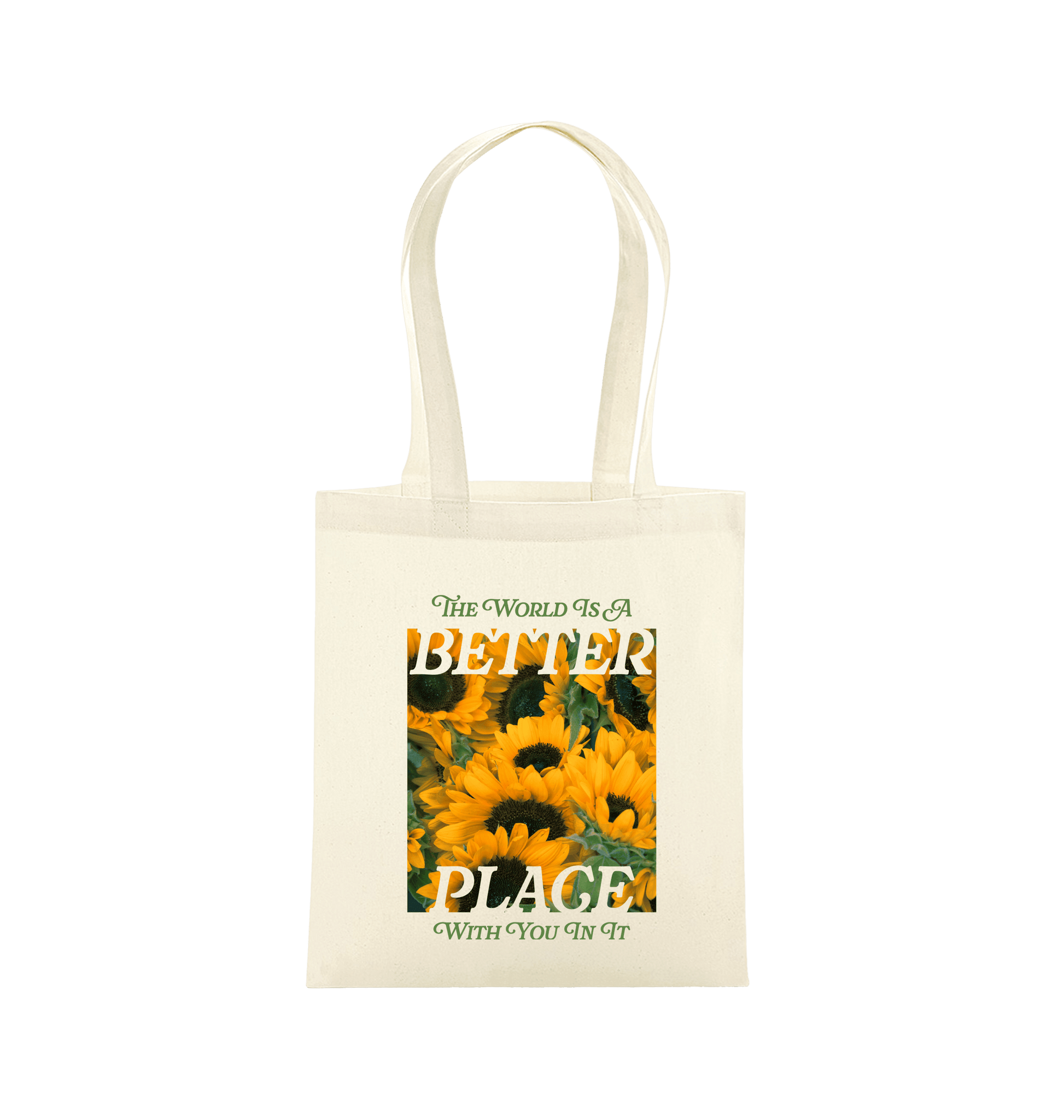 Natural Printed Bag Front