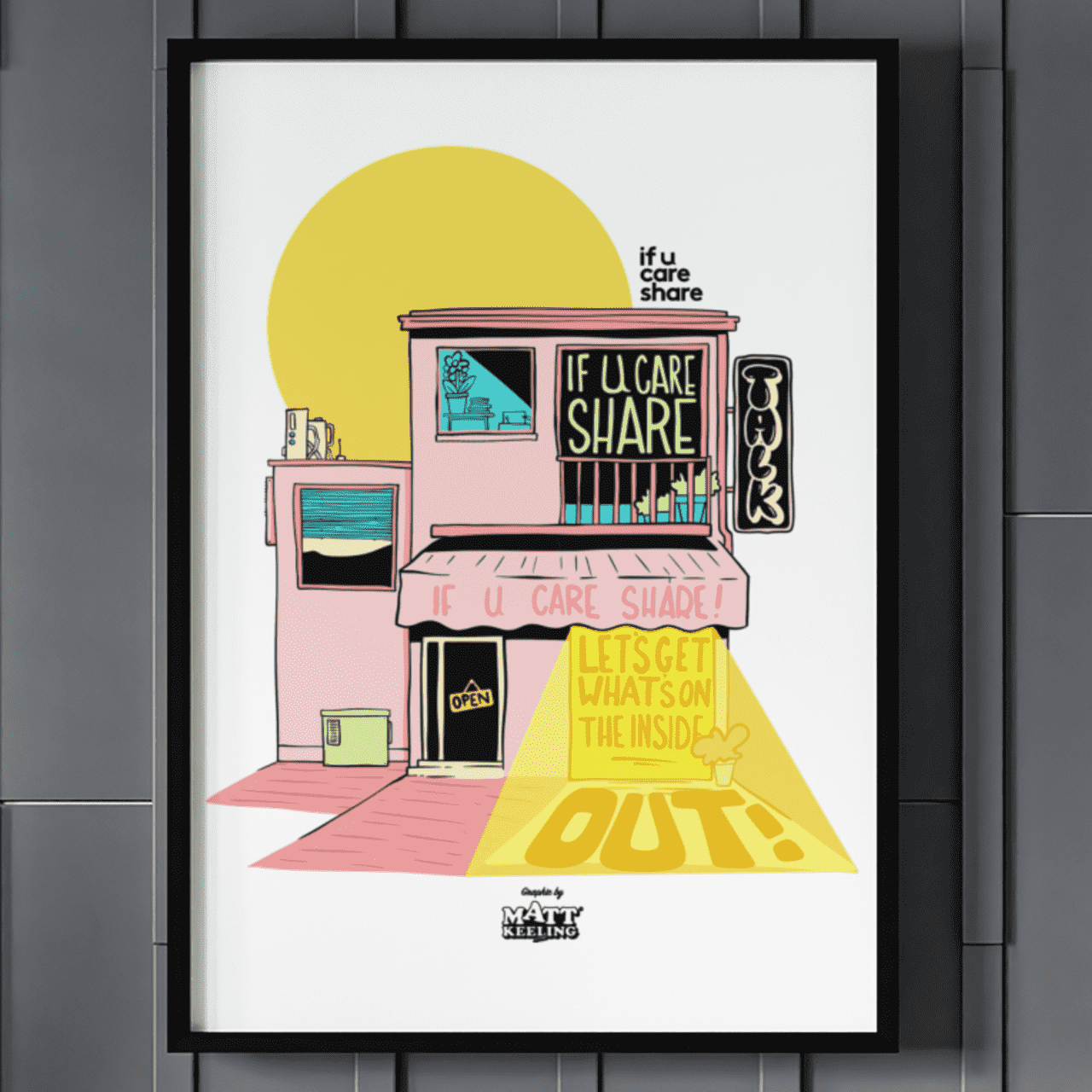 Inside Out Framed Print